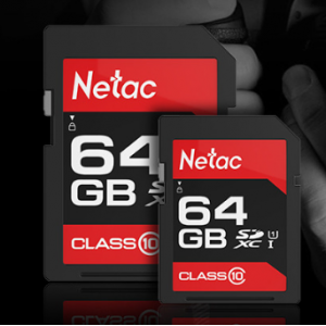 朗科64GB存储卡SD笔记本相机车载C10高速SD存储卡U1录制